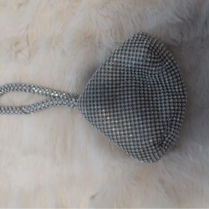 Amazon Silver Clutch Wristlet